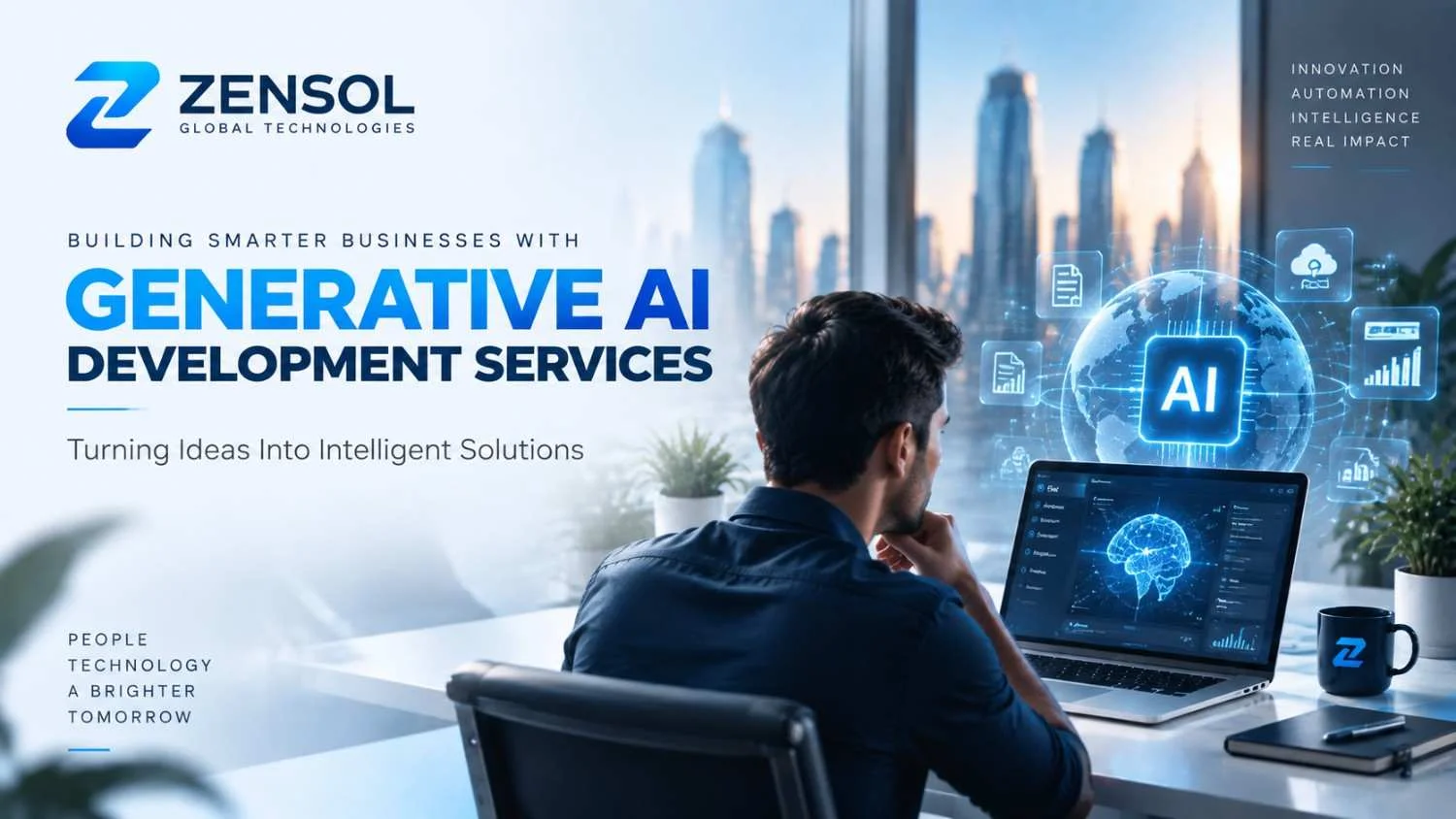 Zensol Global Technologies generative AI development services for smarter businesses