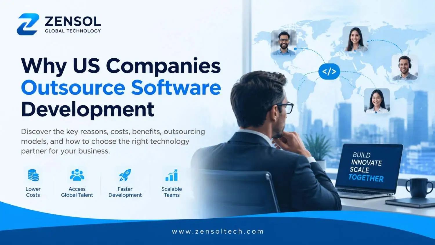 Why US companies outsource software development for cost savings and business growth