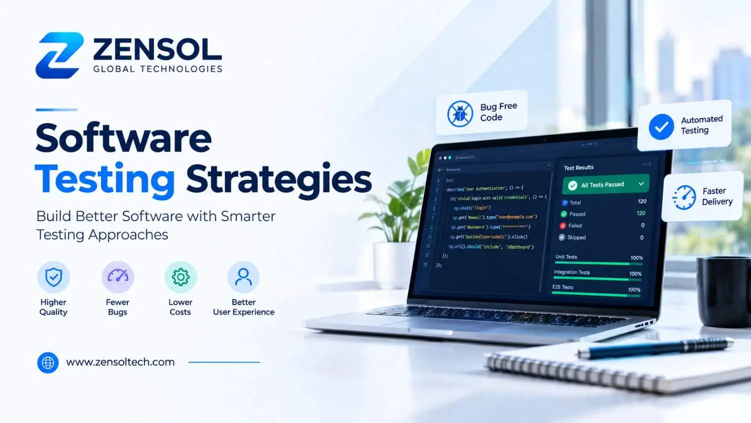 software testing strategies by zensol technologies