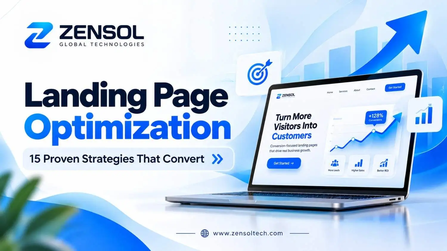 landing page optimization services by zensol technologies