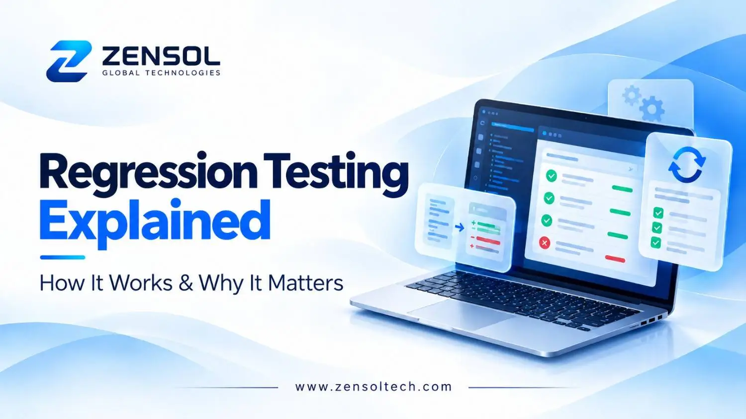 Zensol Technologies explains regression testing and its role in software quality assurance.