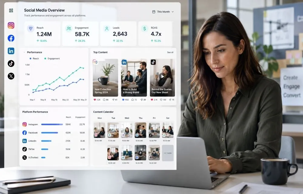 Social media marketing services building brand engagement and online growth